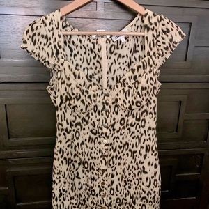 Mini Leopard Print Dress